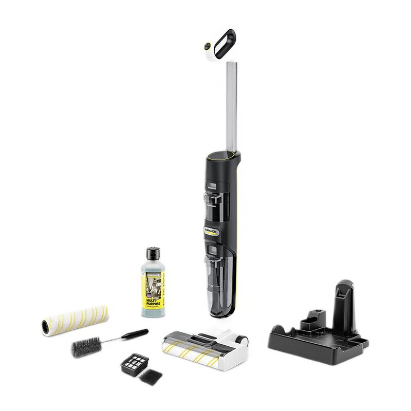 Odkurzacz z mopem KARCHER FCV 4 EXTRA+ EU 1.056-134.0 (elektryczne aktywne mycie), separacja wody czystej i brudnej