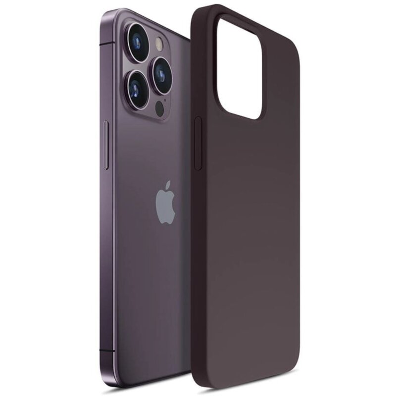 Etui 3MK Hardy MagSilicone do Apple iPhone 14 Pro Max Ciemnofioletowy