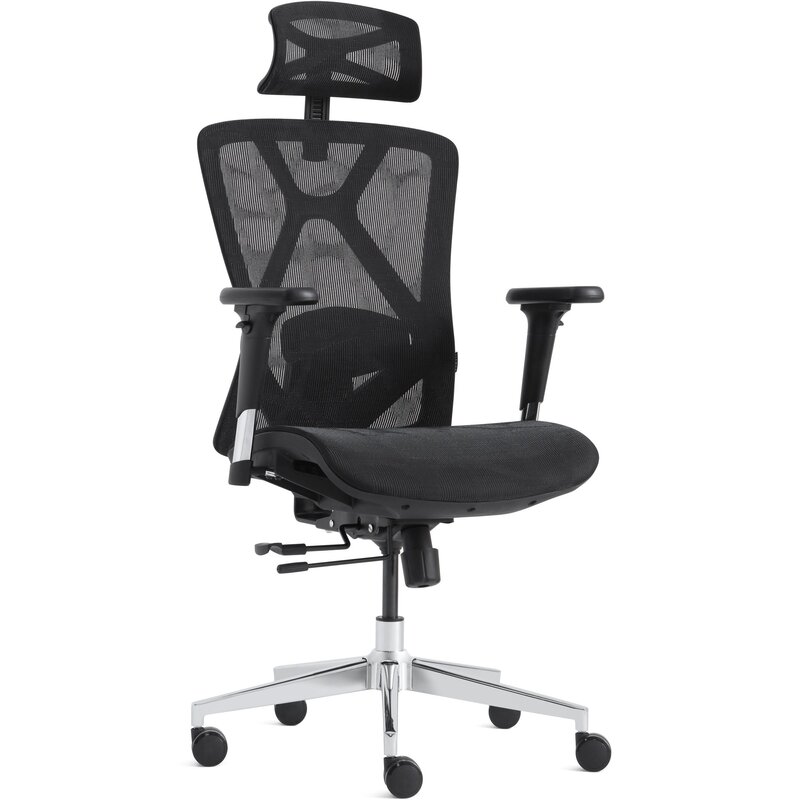 Fotel GAMVIS ErgoMaster XL Mesh Czarny