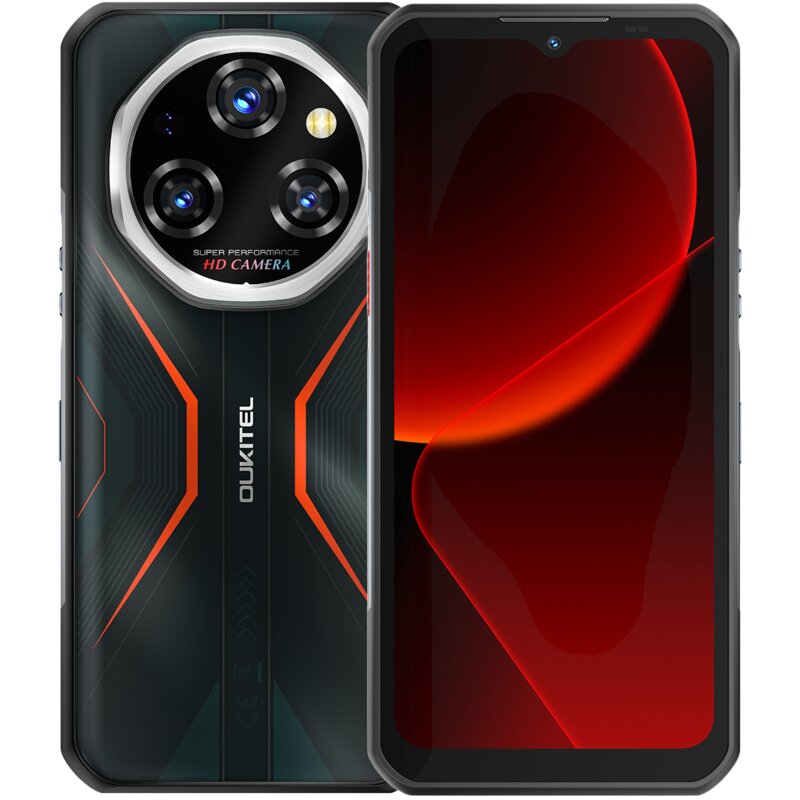 Pancerny Smartfon Oukitel WP55Pro 6,6” 16/512GB DS. 11000mAh Pomarańczowy