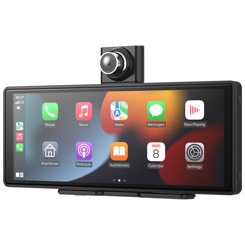 STACJA MULTIMEDIALNA BEZPRZEWODOWA CARPLAY5.0 BLOW Z WIDEOREJESTRATOREM I KAMERĄ COFANIA