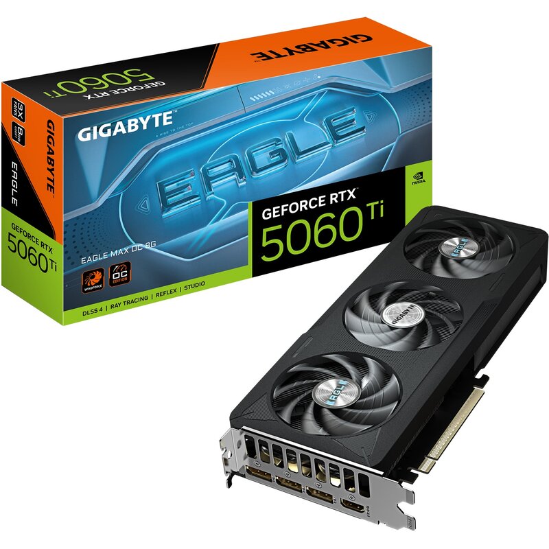 Karta graficzna GIGABYTE GeForce RTX 5060 Ti Eagle Max OC 8GB DLSS 4.5