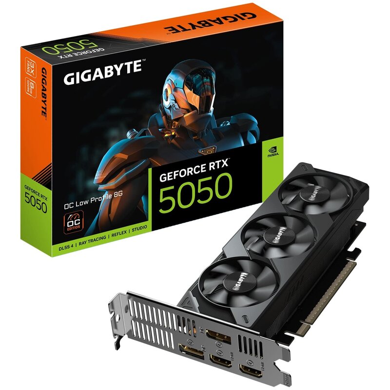 Karta graficzna GIGABYTE GeForce RTX 5050 Low Profile OC 8GB DLSS 4.5