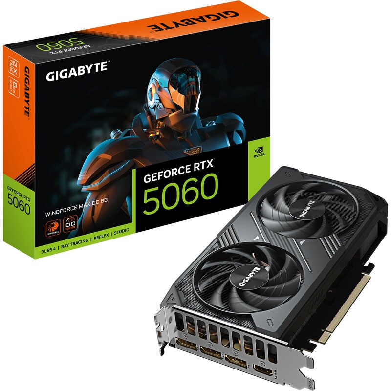 Karta graficzna GIGABYTE GeForce RTX 5060 Windforce Max OC 8GB DLSS 4.5