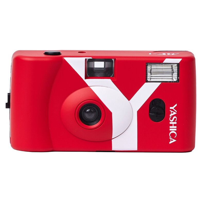 Aparat analogowy YASHICA MF-1 Snapshot Art Camera Czerwony