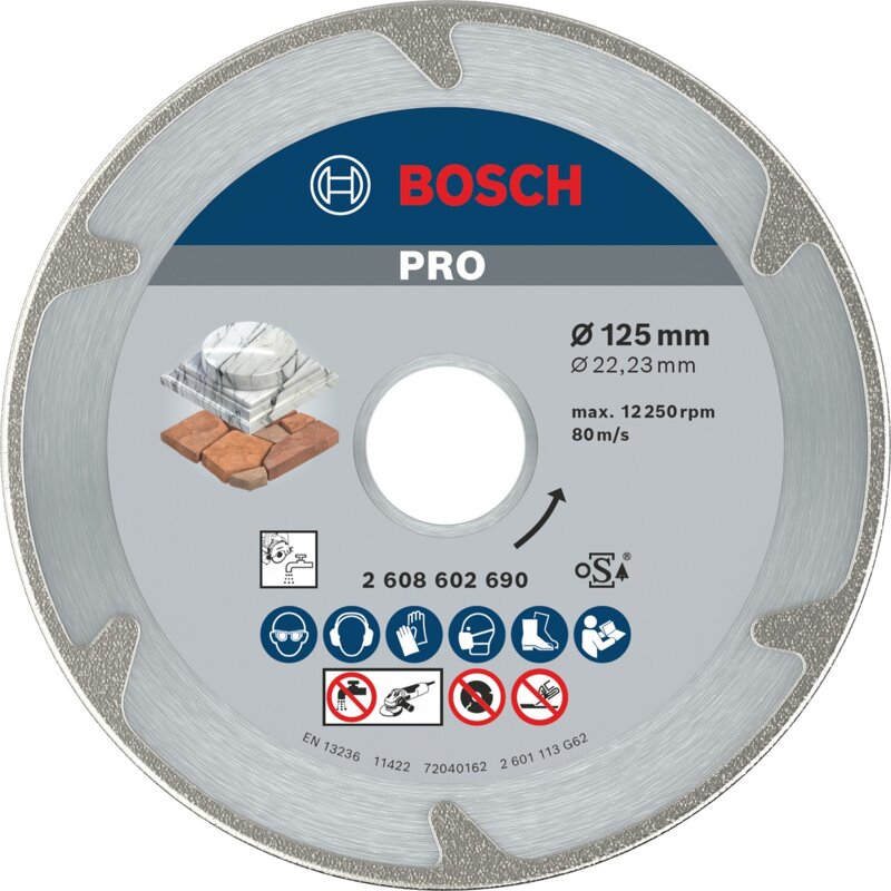 Tarcza do cięcia BOSCH 2608602690 125 mm