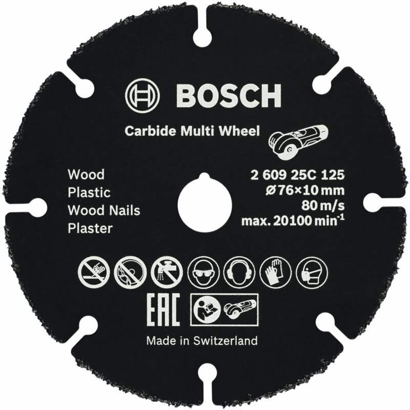 Tarcza do cięcia BOSCH 260925C125 76 mm
