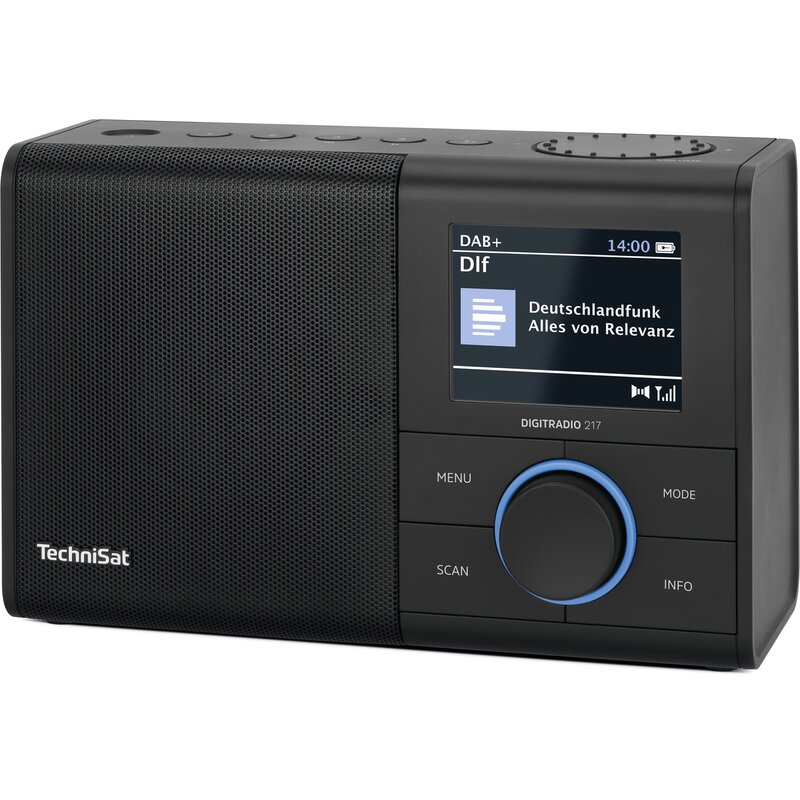 Radio TECHNISAT Digitradio 217 Cyfrowe Przenośne Czarny