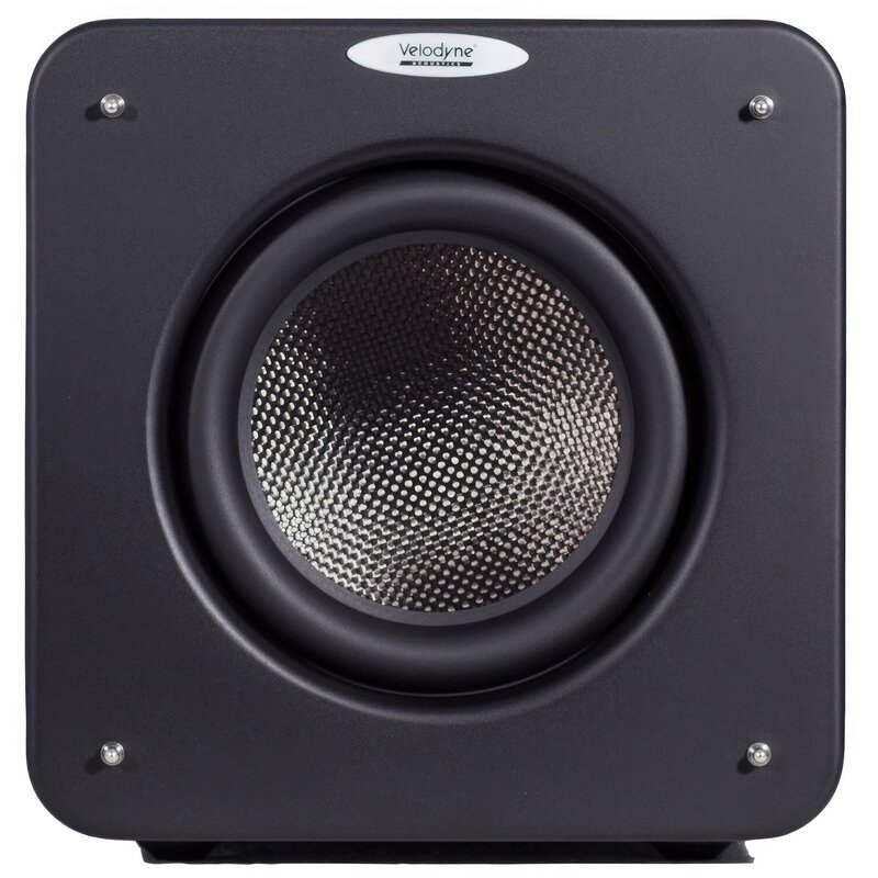 Subwoofer VELODYNE MicroVee X 6.5 Czarny, Aktywny, 300W, 6.5" Przetwornik z pasywnymi radiatorami, Typ Zamknięty, System DDCS