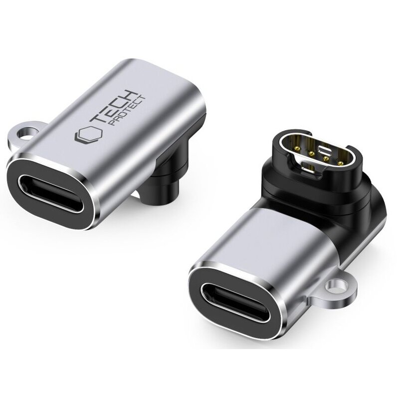 Adapter TECH-PROTECT UltraBoost Typ-C do Garmin Szary