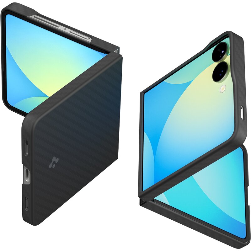 Etui SPIGEN AirSkin Aramid do Samsung Galaxy Z Flip 7 Czarny