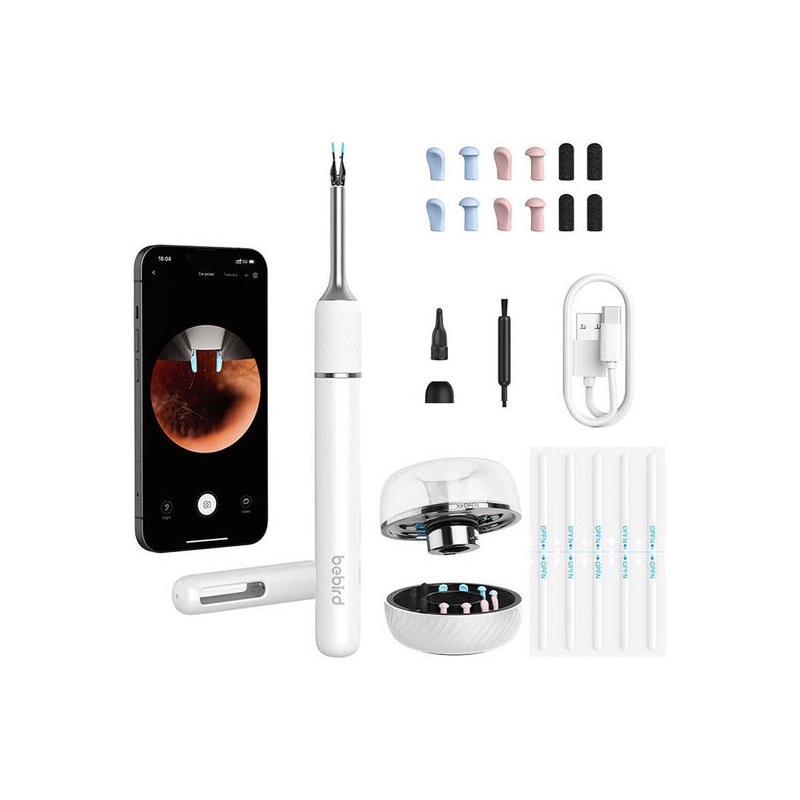 Otoskop z kamerą BEBIRD Note 5 Pro Biały