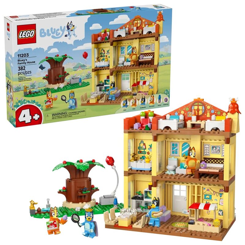 LEGO 11203 Bluey Dom rodzinny Blue
