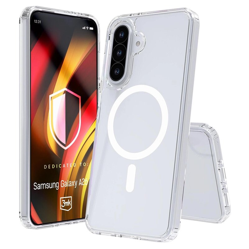 Etui 3MK HARDY LiqForce MagCase do Samsung Galaxy A26 5G Przezroczysty