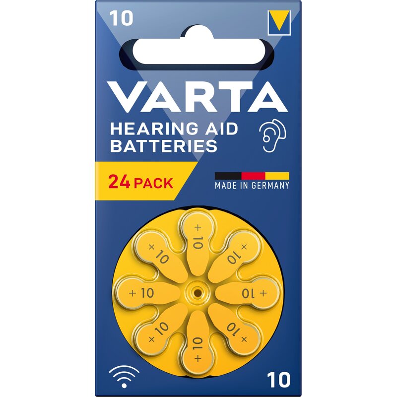 Baterie do aparatu słuchowego VARTA 10 PR70 (24 szt.)