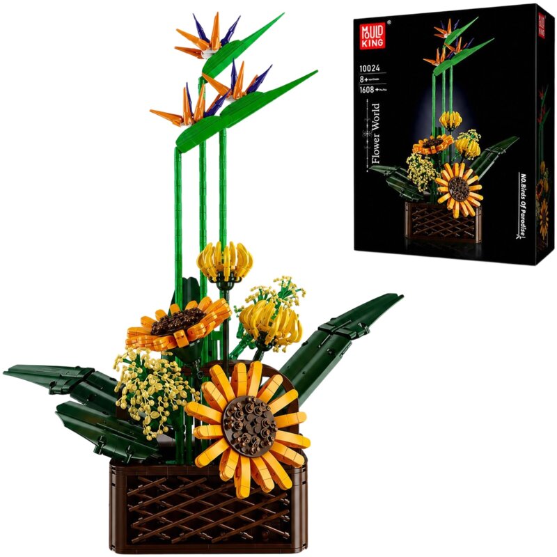 Klocki konstrukcyjne MOULD KING Flower World Birds Of Paradise 10024