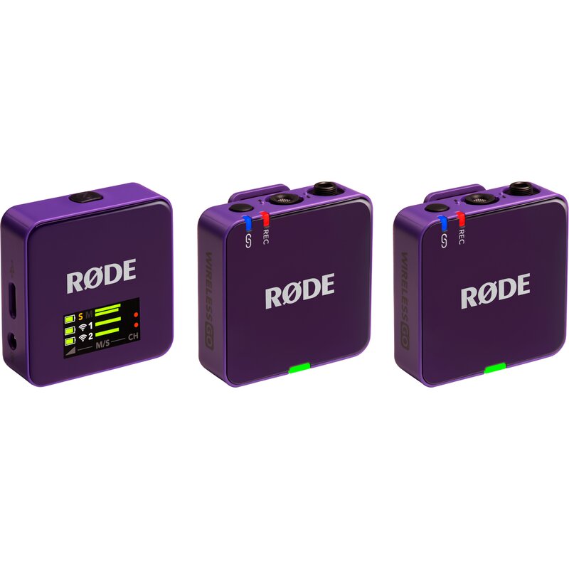 System bezprzewodowy RODE Wireless Go III Fioletowy