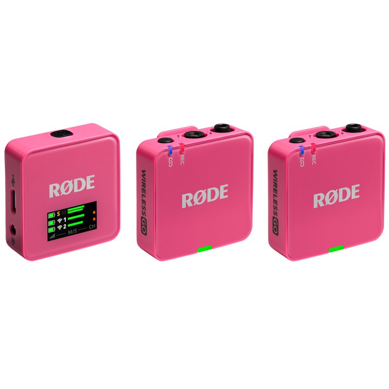 System bezprzewodowy RODE Wireless Go III Różowy