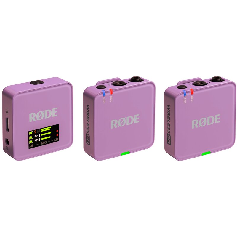 System bezprzewodowy RODE Wireless Go III Liliowy