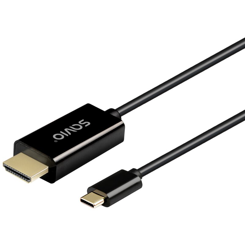 Kabel USB-C - HDMI SAVIO CL-191 2 m