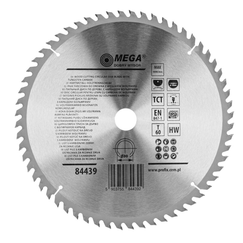 Tarcza do cięcia MEGA 84439 300 mm