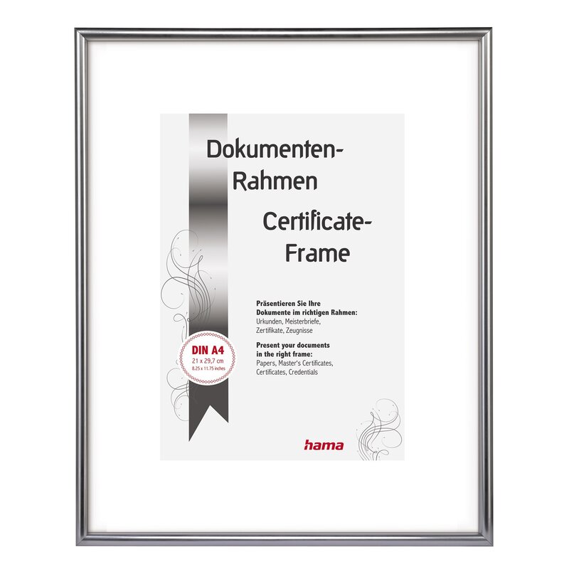 Ramka HAMA Sevilla 21x29.7 Srebrny