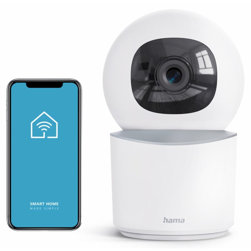 Kamera HAMA 176652 Wewnętrzna, Wi-Fi, Biały