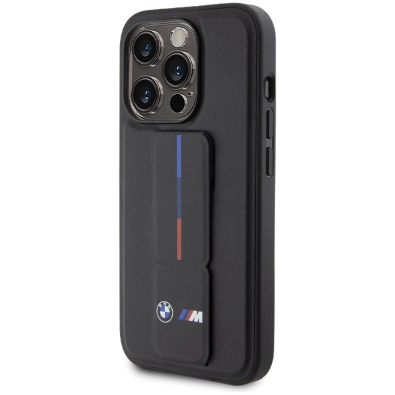Etui BMW Grip Hot Stamp do Apple iPhone 15 Pro Czarny