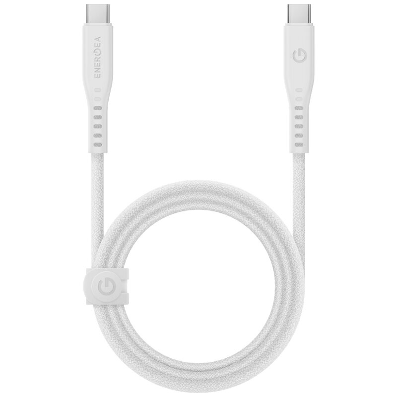 Kabel USB-C - USB-C ENERGEA Flow MFi 240W 1.5 m Biały