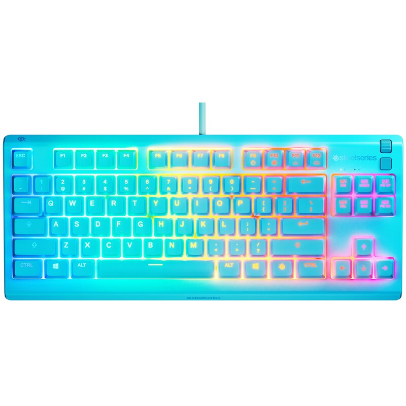 Klawiatura STEELSERIES Apex 3 TKL US Niebieski