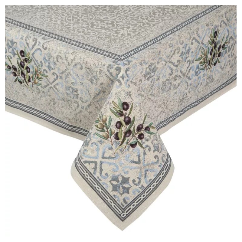 Obrus EUROFIRANY Cho 4094 140 x 180 cm Naturalny