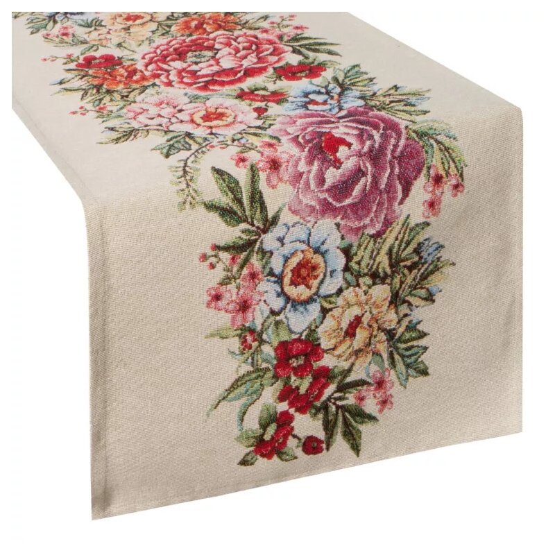 Bieżnik EUROFIRANY Cho 478950 45 x 140 cm Naturalny