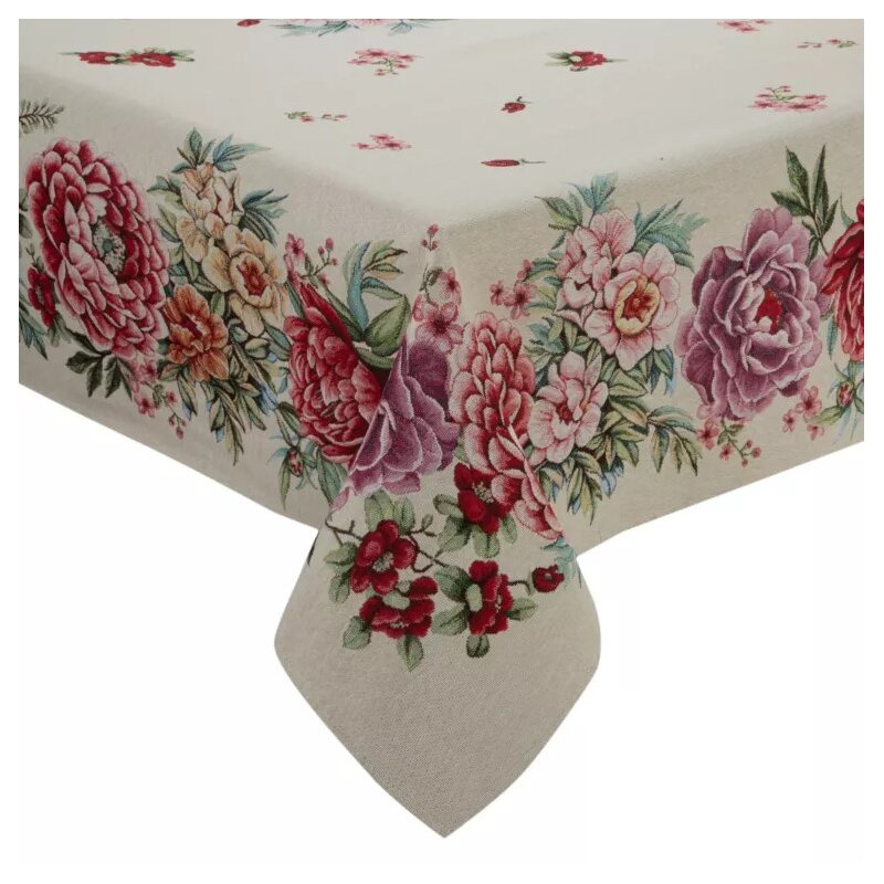 Obrus EUROFIRANY Cho 140 x 180 cm Naturalny