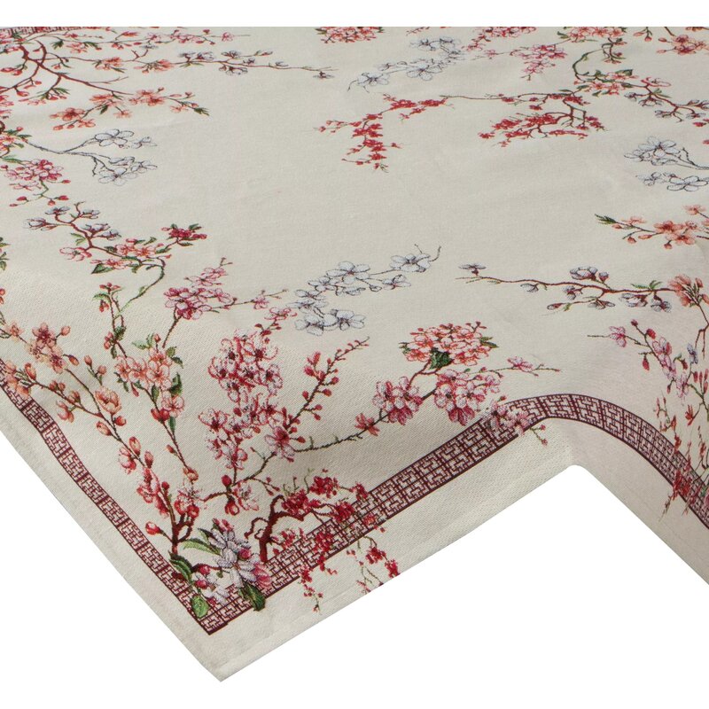 Obrus EUROFIRANY Cho 140 x 180 cm Naturalny