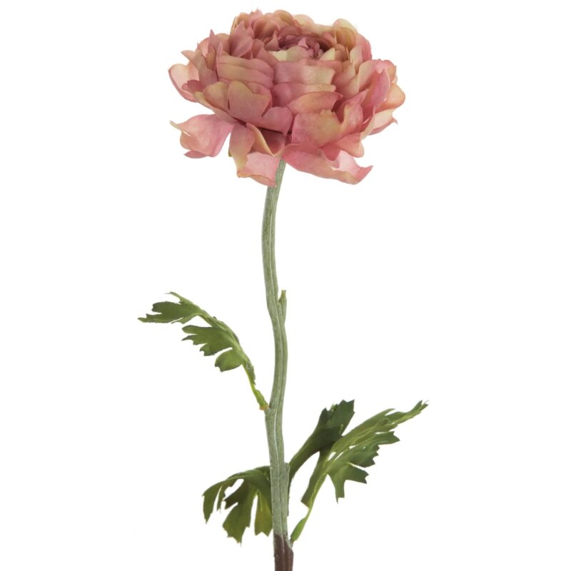 Sztuczny kwiat EUROFIRANY Flore 466152 Piwonia Ciemnoróżowy