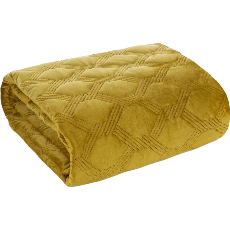 Narzuta EUROFIRANY Sofia 170 x 210 cm Miodowy