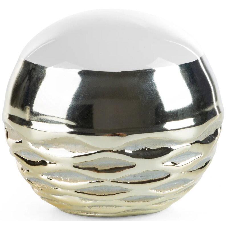 Kula dekoracyjna EUROFIRANY Doly 01 9 x 9 cm Biały