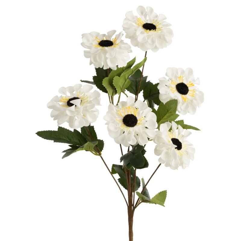 Sztuczny kwiat EUROFIRANY Flore 470830 Margaretka Biały