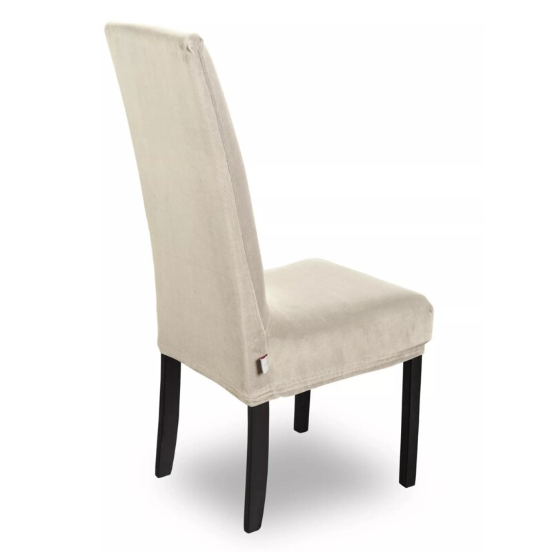 Pokrowiec na krzesło EUROFIRANY D91 468990 (35 x 30 x 55 cm) Kremowy