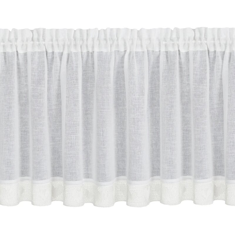 Firana gotowa EUROFIRANY Gaja 150 x 60 cm Kremowy