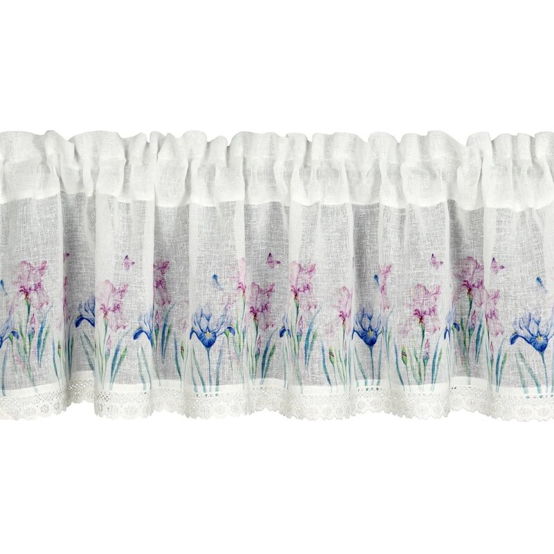 Firana gotowa EUROFIRANY Dolorez 150 x 30 cm Biały