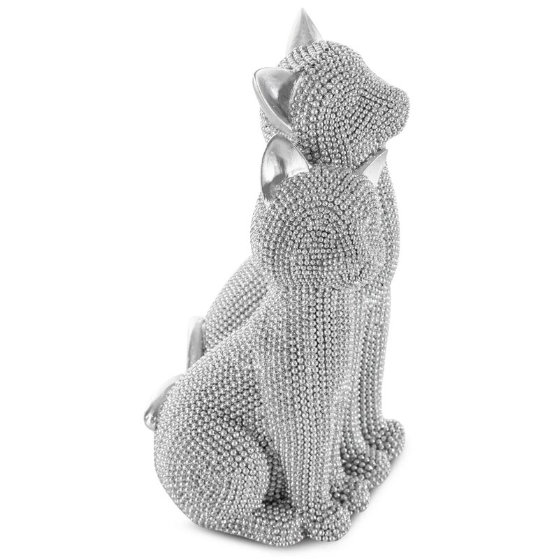 Figurka dekoracyjna EUROFIRANY Eldo 433165 Srebrny