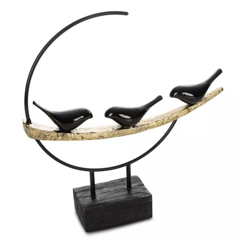 Figurka dekoracyjna EUROFIRANY Sema 02 Czarny