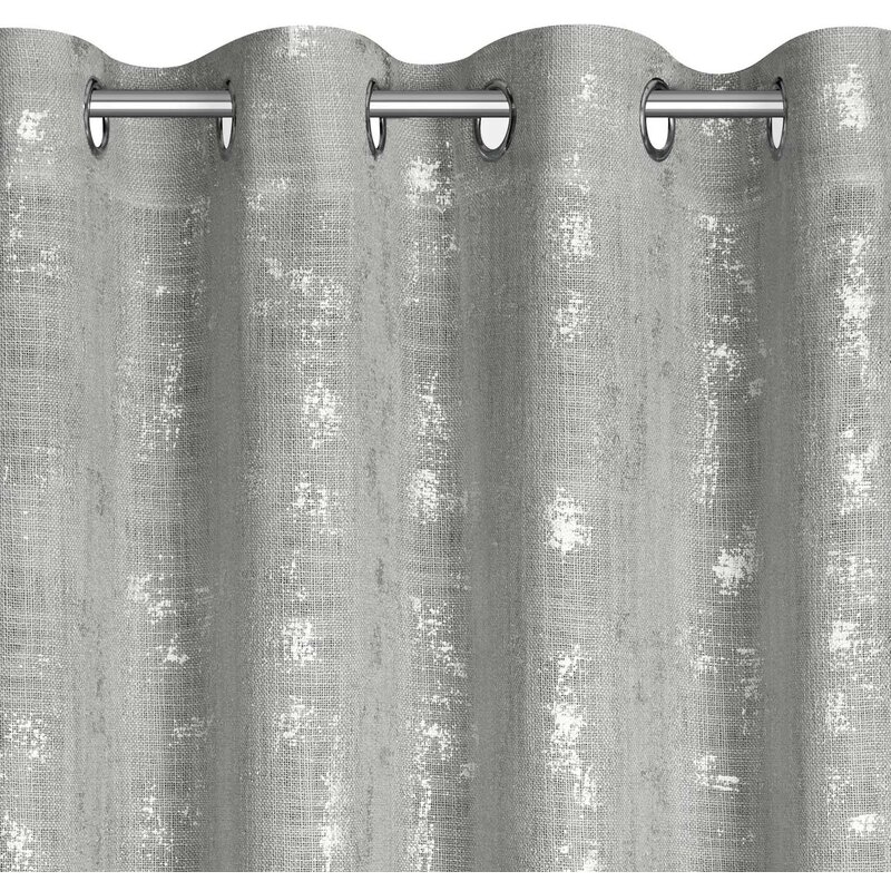 Zasłona EUROFIRANY Solana 140 x 250 cm Srebrny