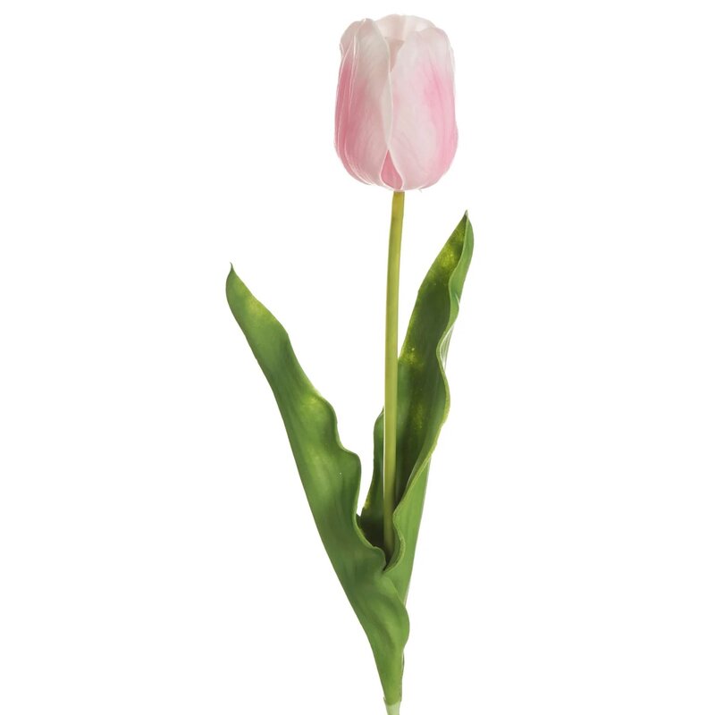Sztuczny kwiat EUROFIRANY Natu 470445 Tulipan Jasnoróżowy