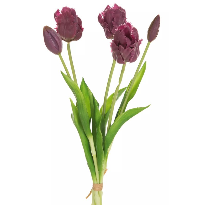 Sztuczny kwiat EUROFIRANY Natu 470758 Tulipan Fioletowy