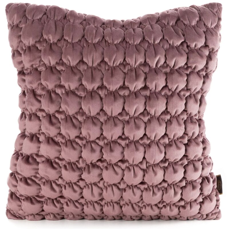 Poszewka EUROFIRANY Velvet 193 45 x 45 cm Pudrowy