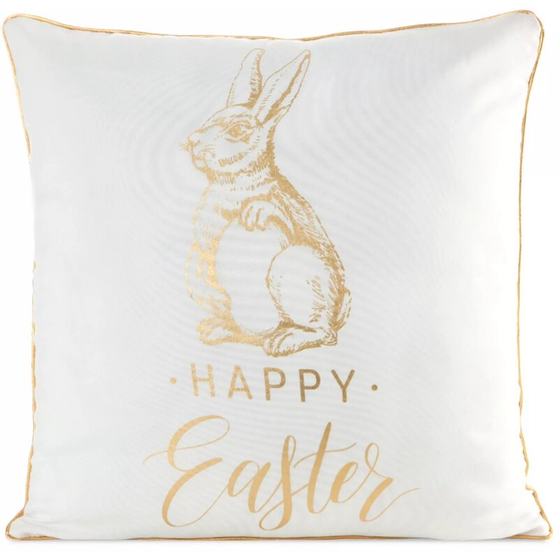 Poszewka EUROFIRANY 466912 Wiosna 43 45 x 45 cm Biały