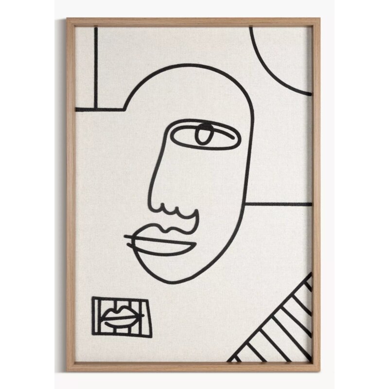 Obraz EUROFIRANY 669 50 x 70 cm Beżowy