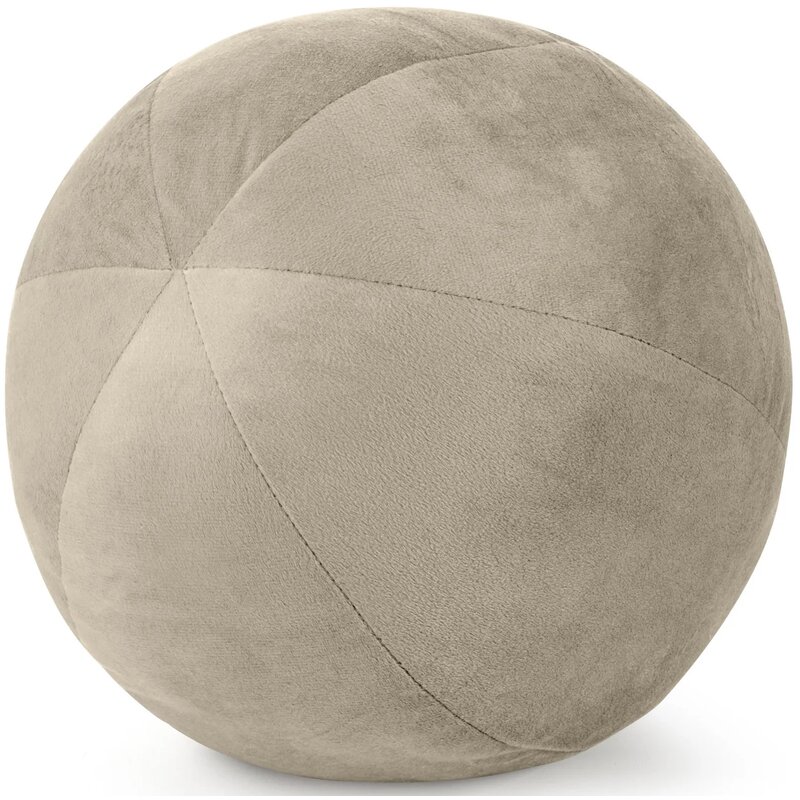 Poduszka EUROFIRANY Gaja 4 24 cm Ciemnobeżowy